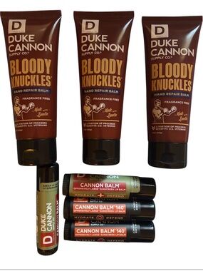 Duke Cannon BUNDLE Bloody Knuckles Hand Repair Balm Cannon Balm 140’ Balm NWT 3